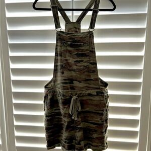 Camo Print Overalls